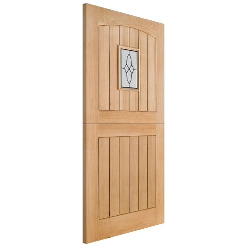 Traditional Oak External Door - The Stable 1 Pane